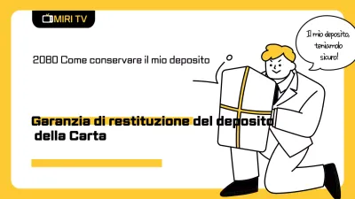 Informazioni sulla consegna dell'assicurazione sulla garanzia del prestito finanziario moderno giallo