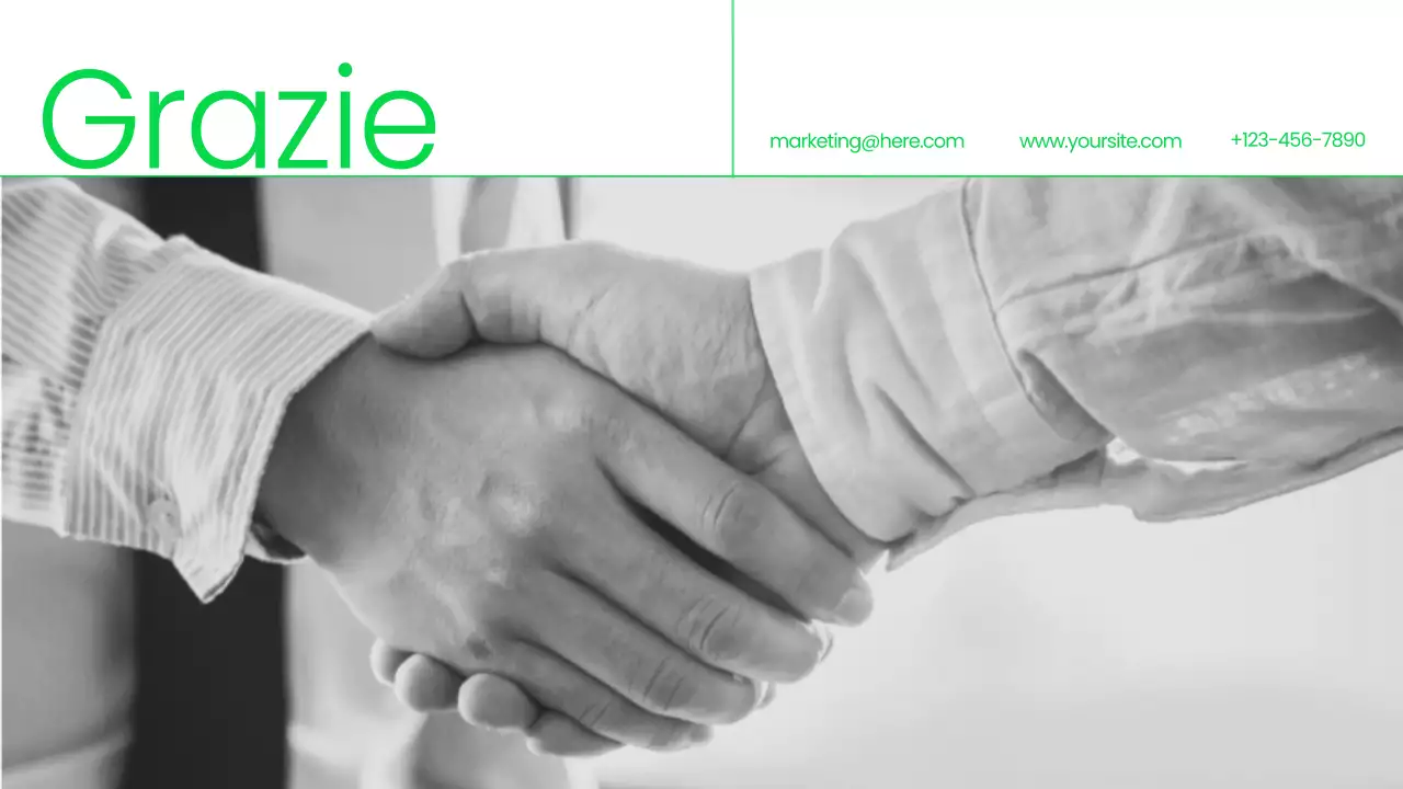 Annuncio dell'evento di marketing moderno e verde