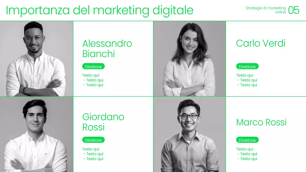 Annuncio dell'evento di marketing moderno e verde