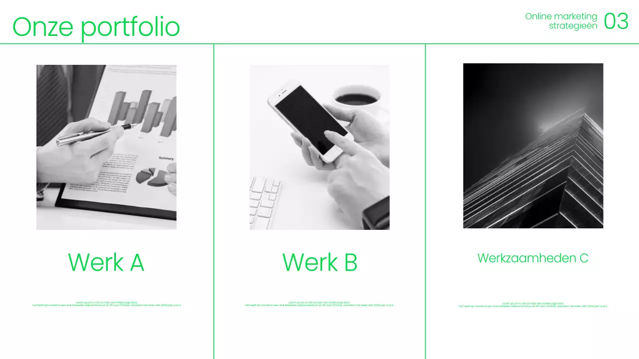 Aankondiging van het Green Modern Marketing-evenement