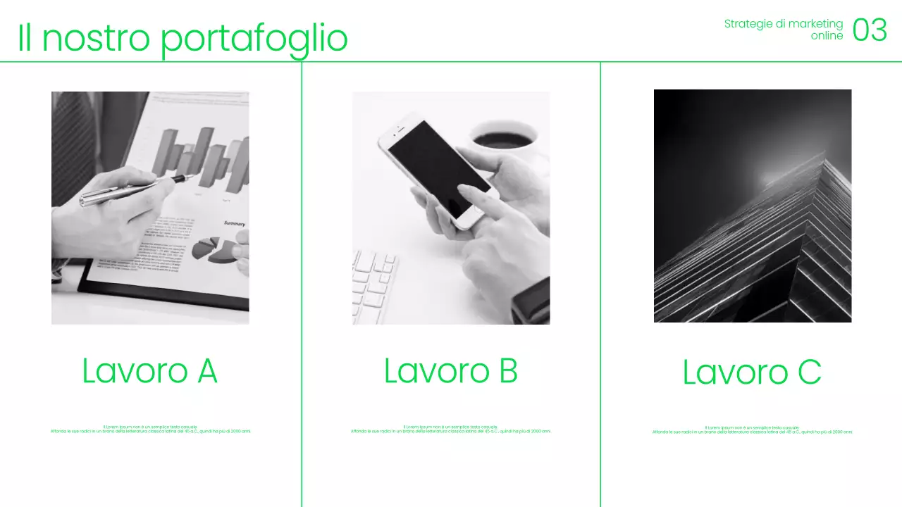 Annuncio dell'evento di marketing moderno e verde