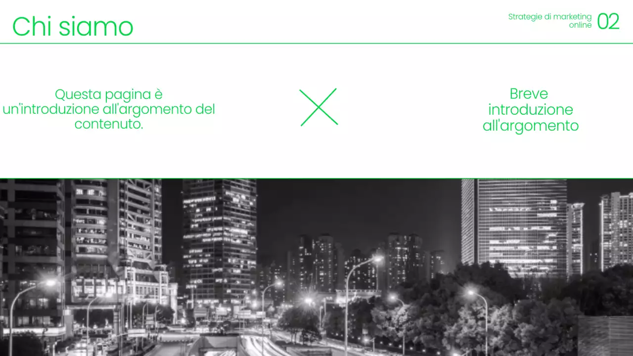 Annuncio dell'evento di marketing moderno e verde