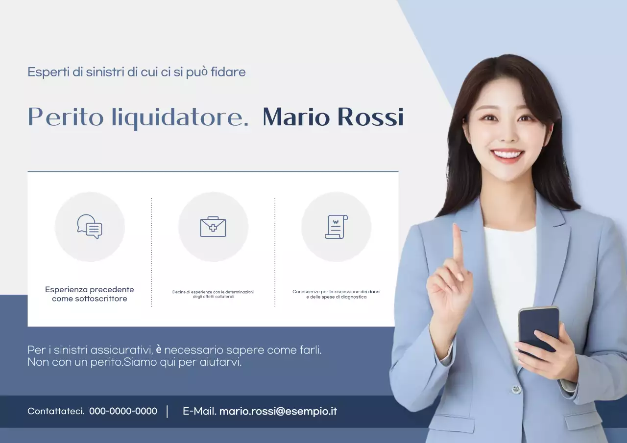 Pubblicità di Blue Modern Insurance