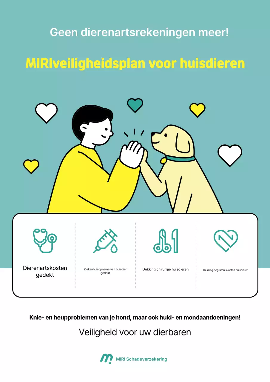 Sky Blue Simple Huisdierenverzekering Promotie