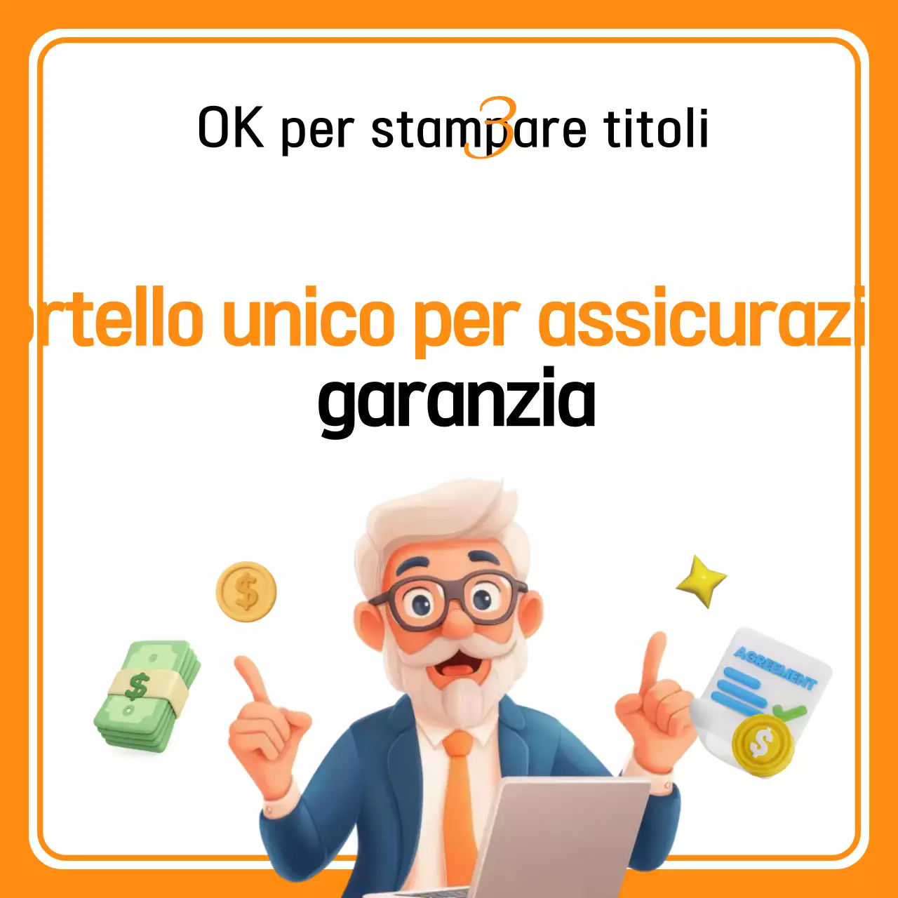 Pubblicità dell'assicurazione Orange Modern Warranty