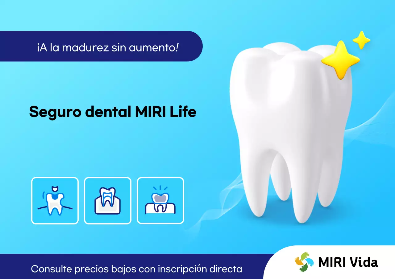 Anuncio de seguros moderno Sky Blue