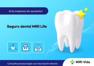 Anuncio de seguros moderno Sky Blue