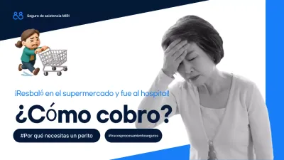 Entrega de información sobre seguros Blue Modern