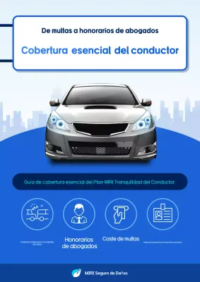 Anuncio de seguros moderno Sky Blue