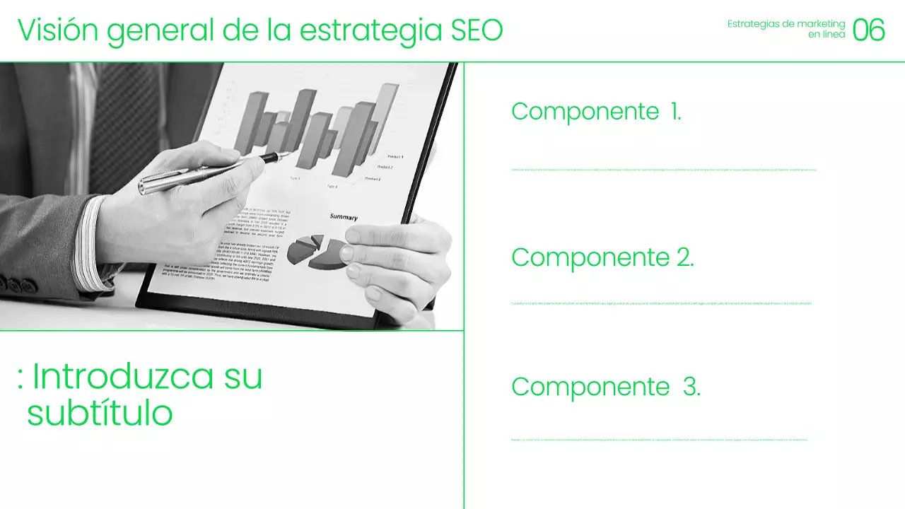 Anuncio de evento de marketing moderno y ecológico