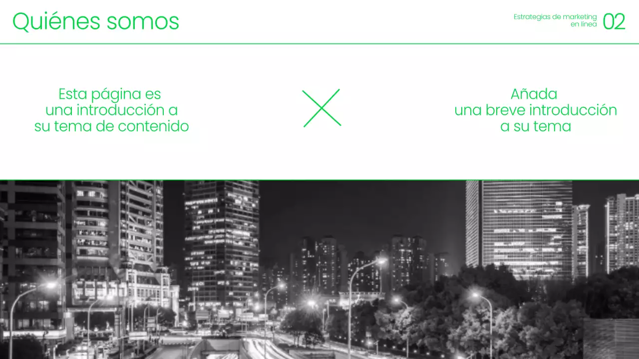 Anuncio de evento de marketing moderno y ecológico