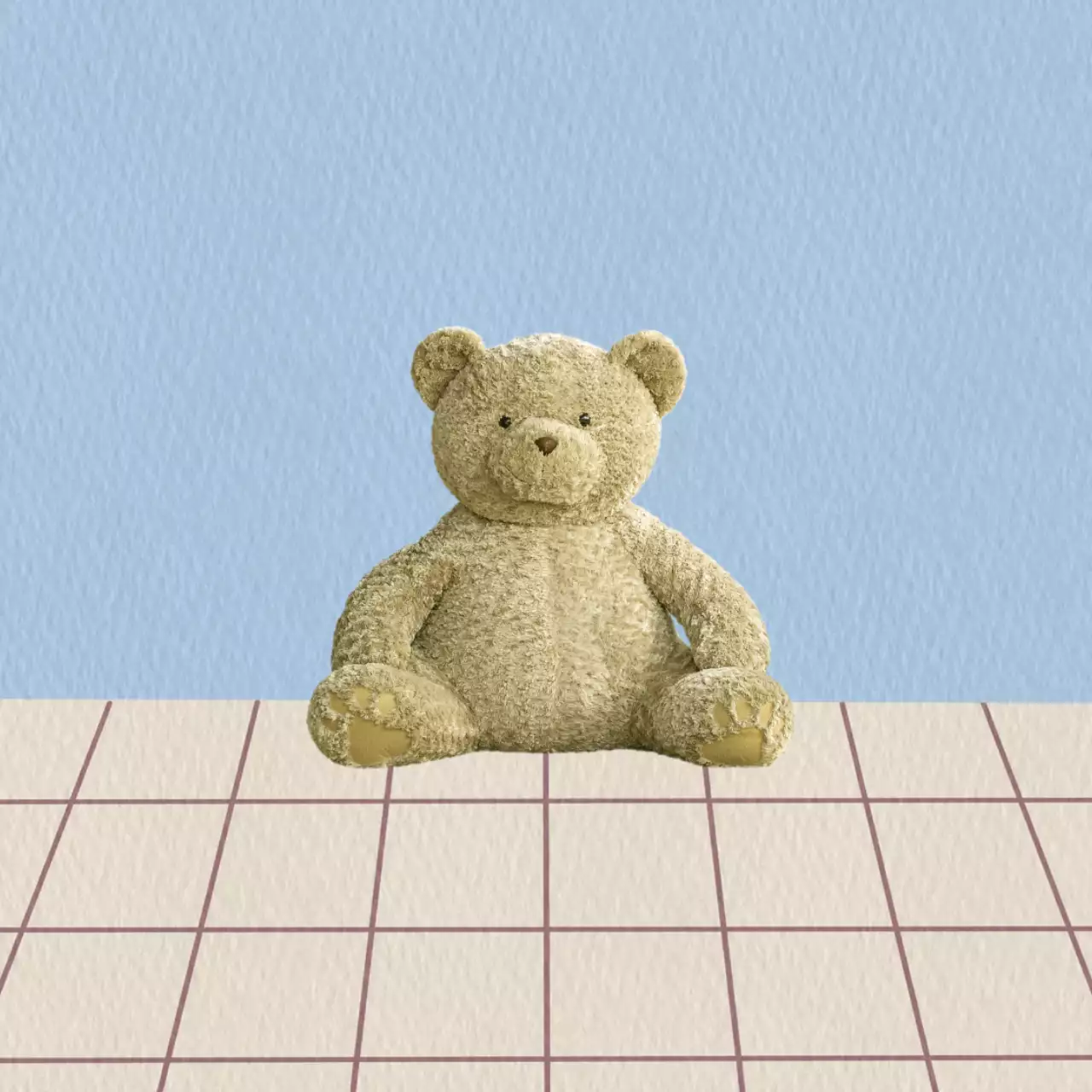 Logo minimalista blu del giocattolo