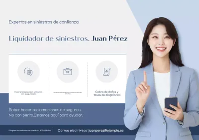 Anuncio de Blue Modern Insurance