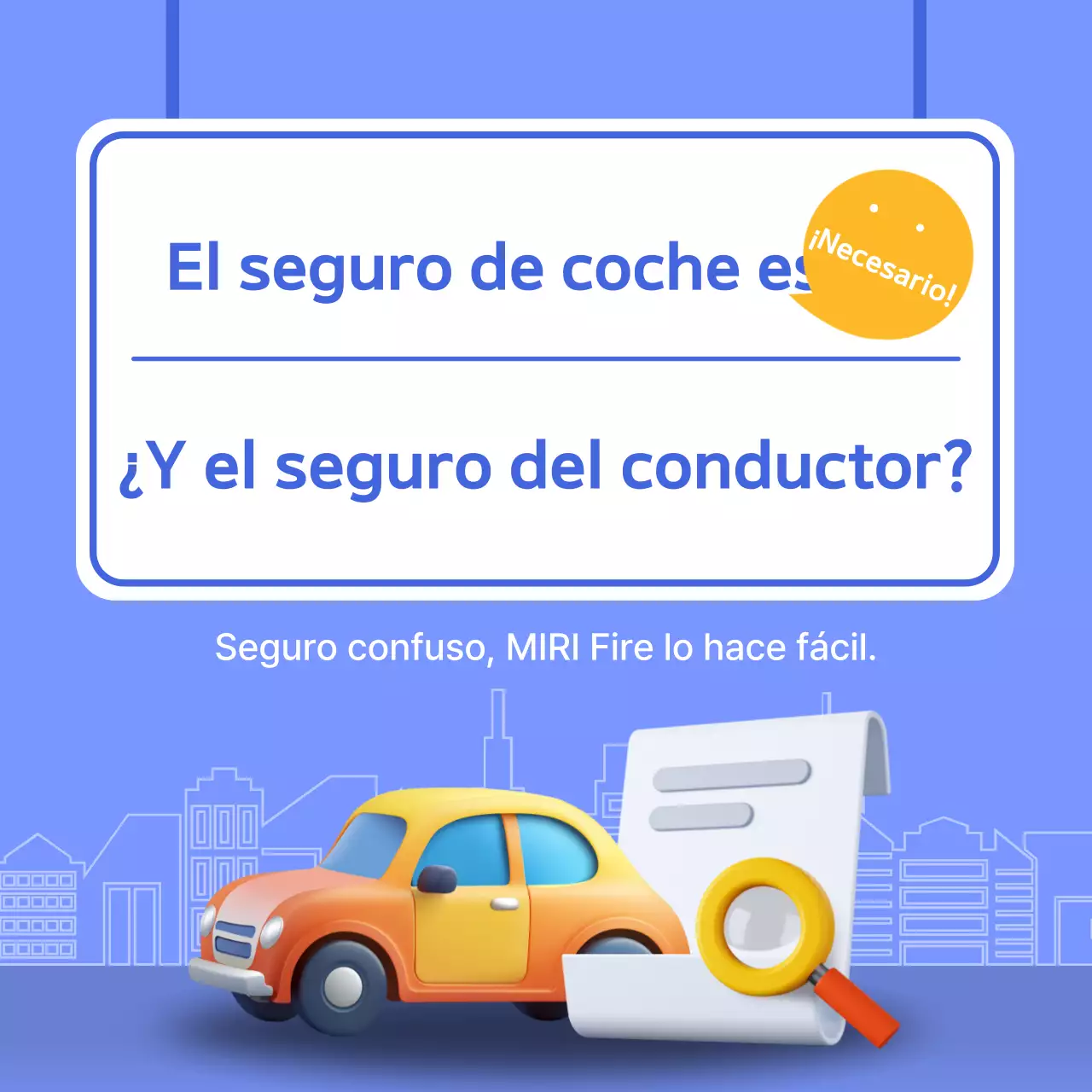 Anuncio de Blue Modern Insurance