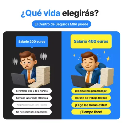 Anuncio de oficinista de Blue Pop