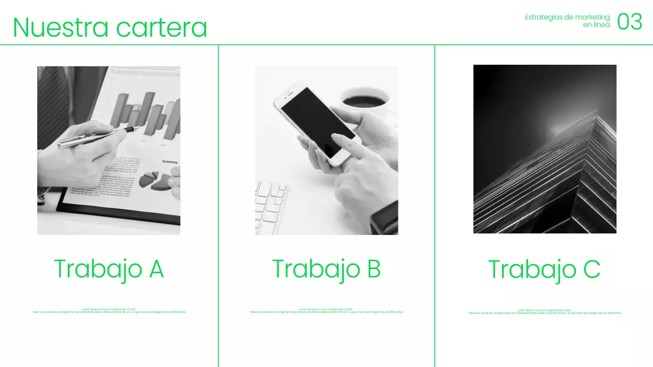 Anuncio de evento de marketing moderno y ecológico