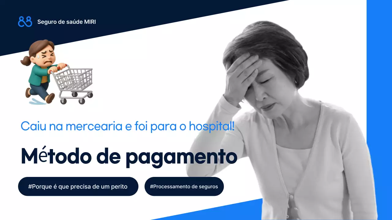 Entrega de informações sobre seguros Blue Modern