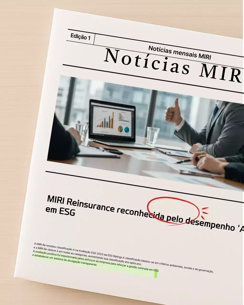 Notícias de Gestão Moderna Bege