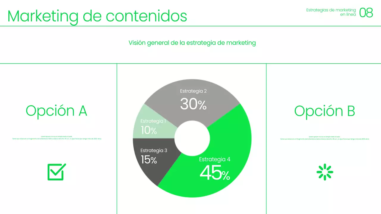 Anuncio de evento de marketing moderno y ecológico
