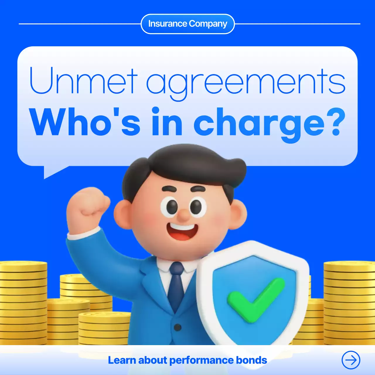 Quảng cáo bảo hiểm Blue Simple