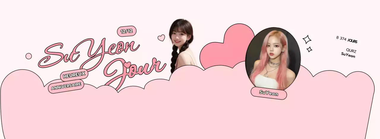 Célébration d'anniversaire avec une jolie illustration de nuage