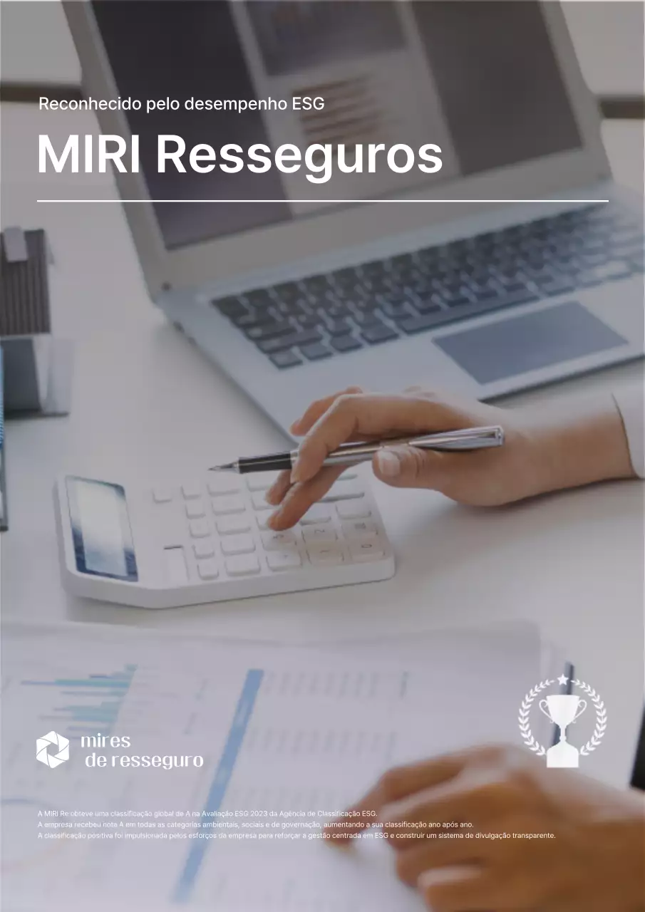 Anúncio Financeiro Moderno Cinza