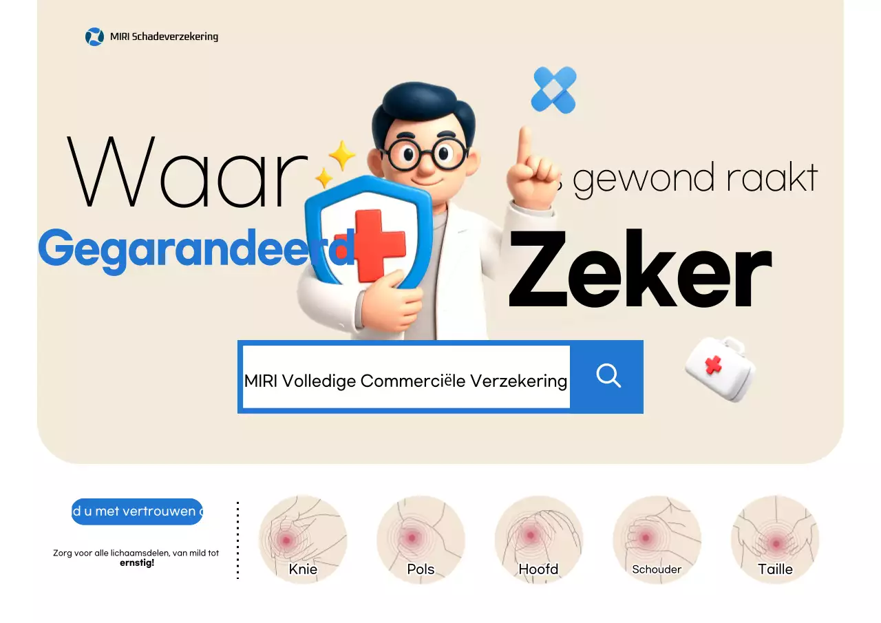 Beige Schone Verzekeringsadvertentie