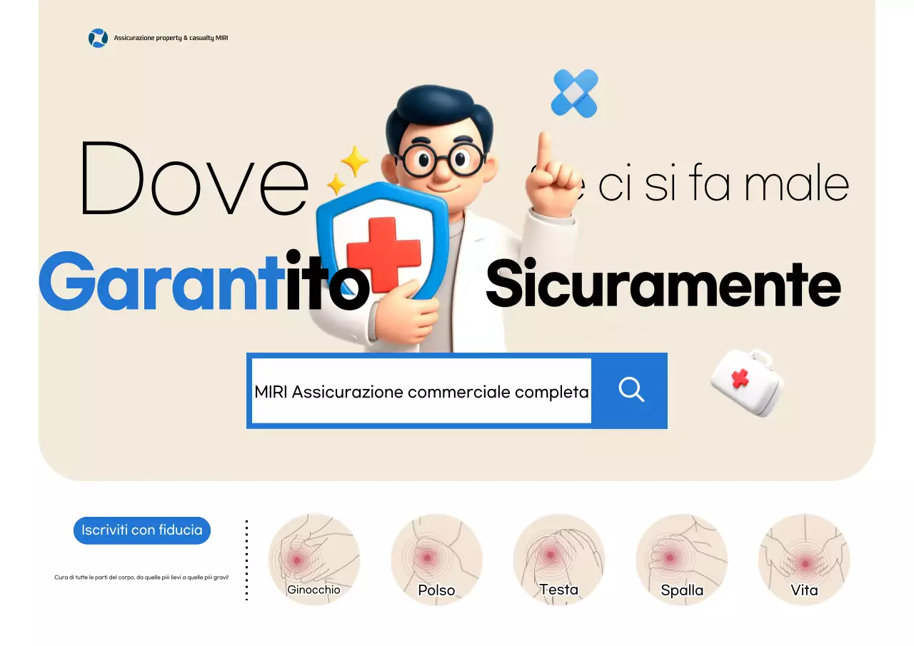 Pubblicità di Beige Clean Insurance