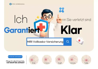 Beige Clean Versicherungsanzeige