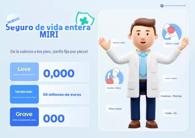 Anuncio de seguros Sky Blue Clean