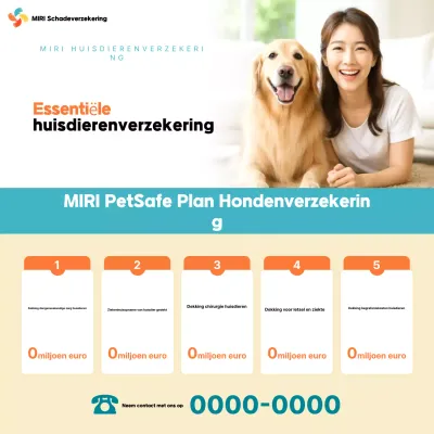 Advertentie voor Orange Modern Pet Insurance