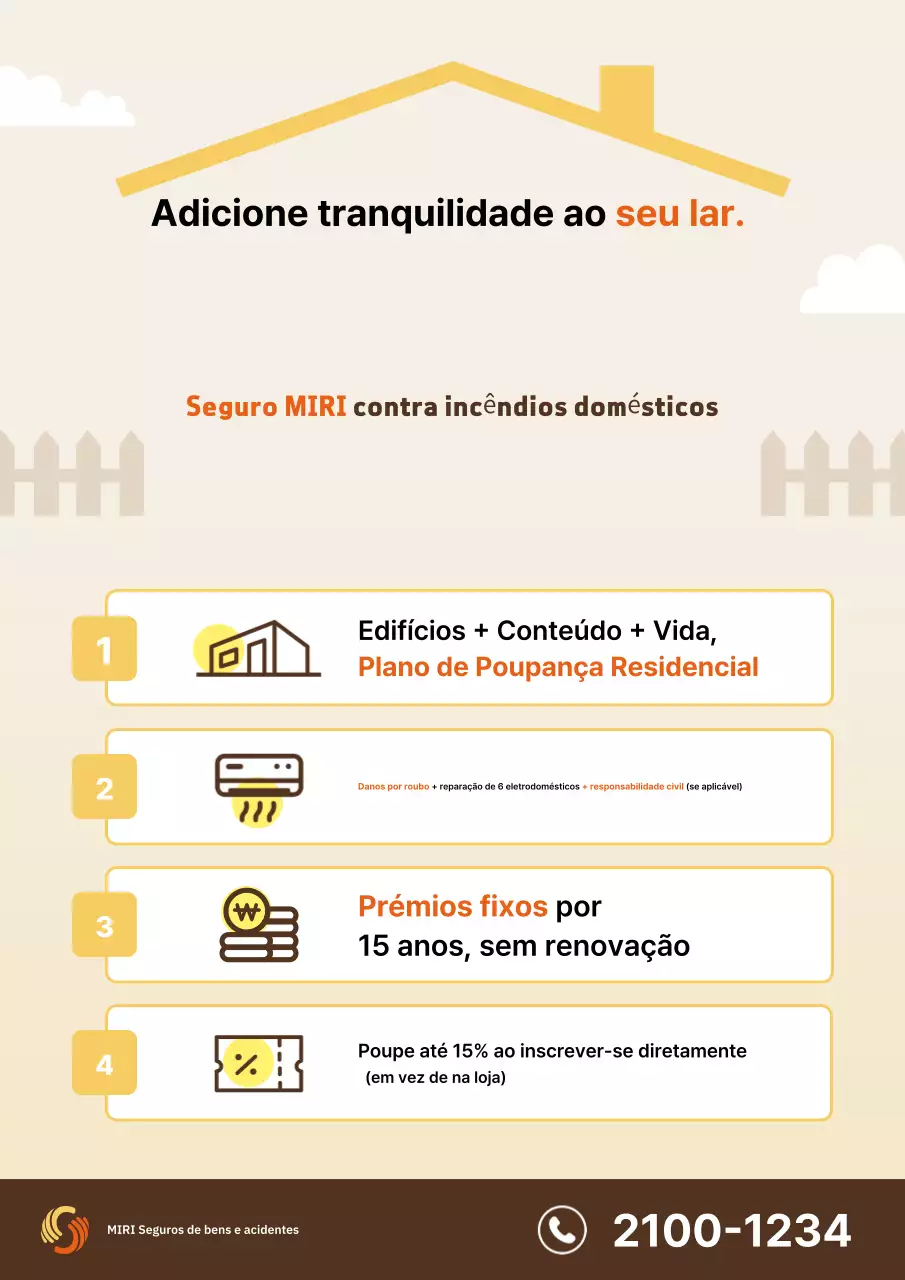 Anúncio de Seguro Simples Laranja