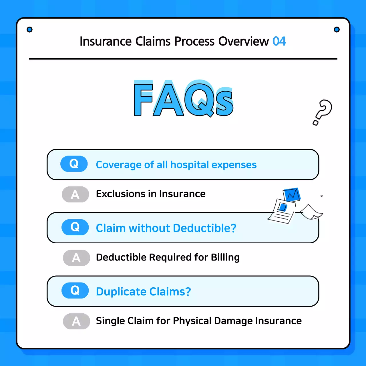 Entrega de informações sobre seguros Blue Simple