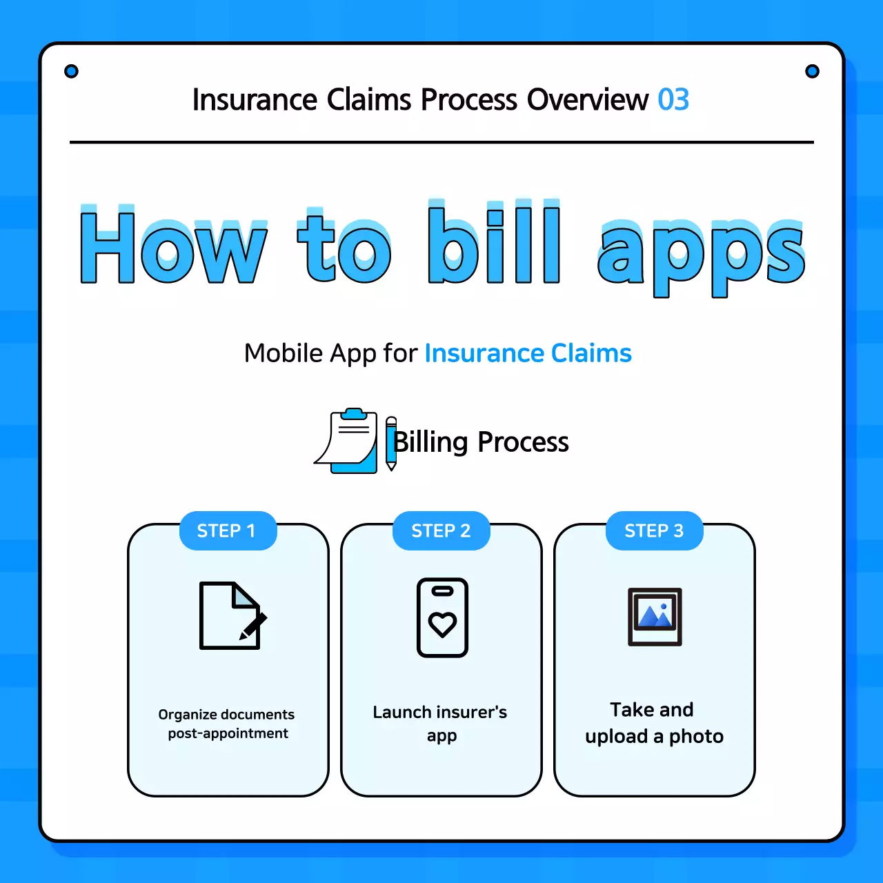 Entrega de informações sobre seguros Blue Simple