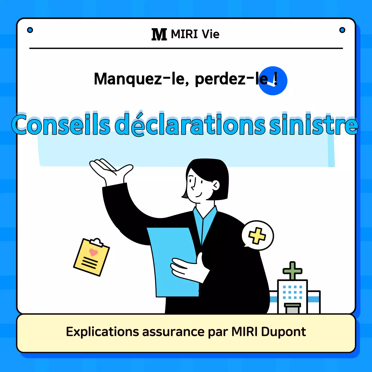 Livraison d'informations sur l'assurance Blue Simple