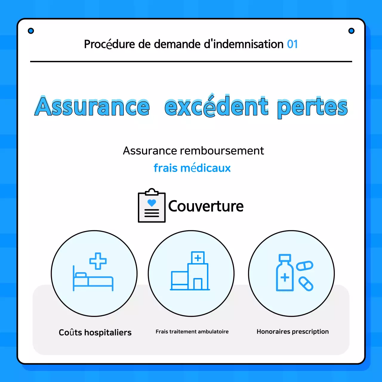 Livraison d'informations sur l'assurance Blue Simple