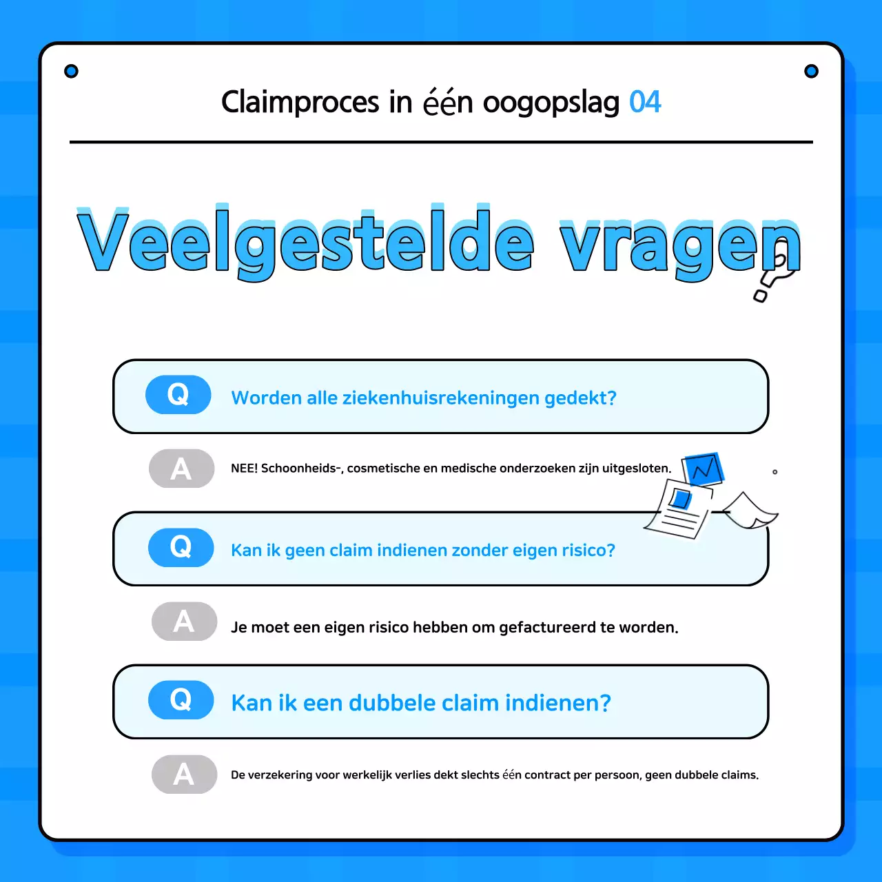 Blue Simple Verzekeringsinformatie Levering