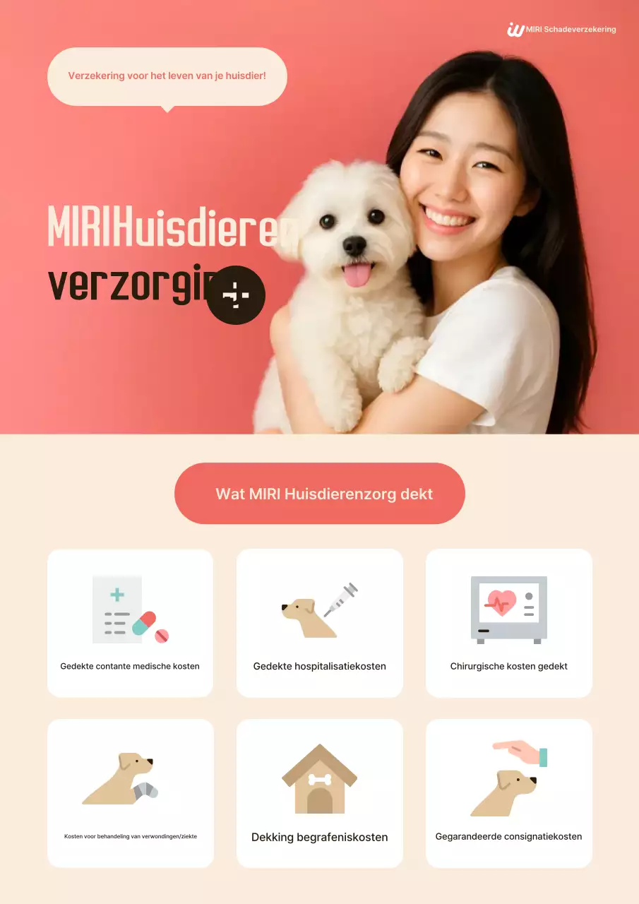 Roze Eenvoudige Huisdierenverzekering Promotie