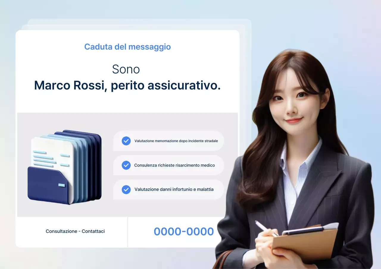 Promozione di consulenza assicurativa Sky Blue Clean