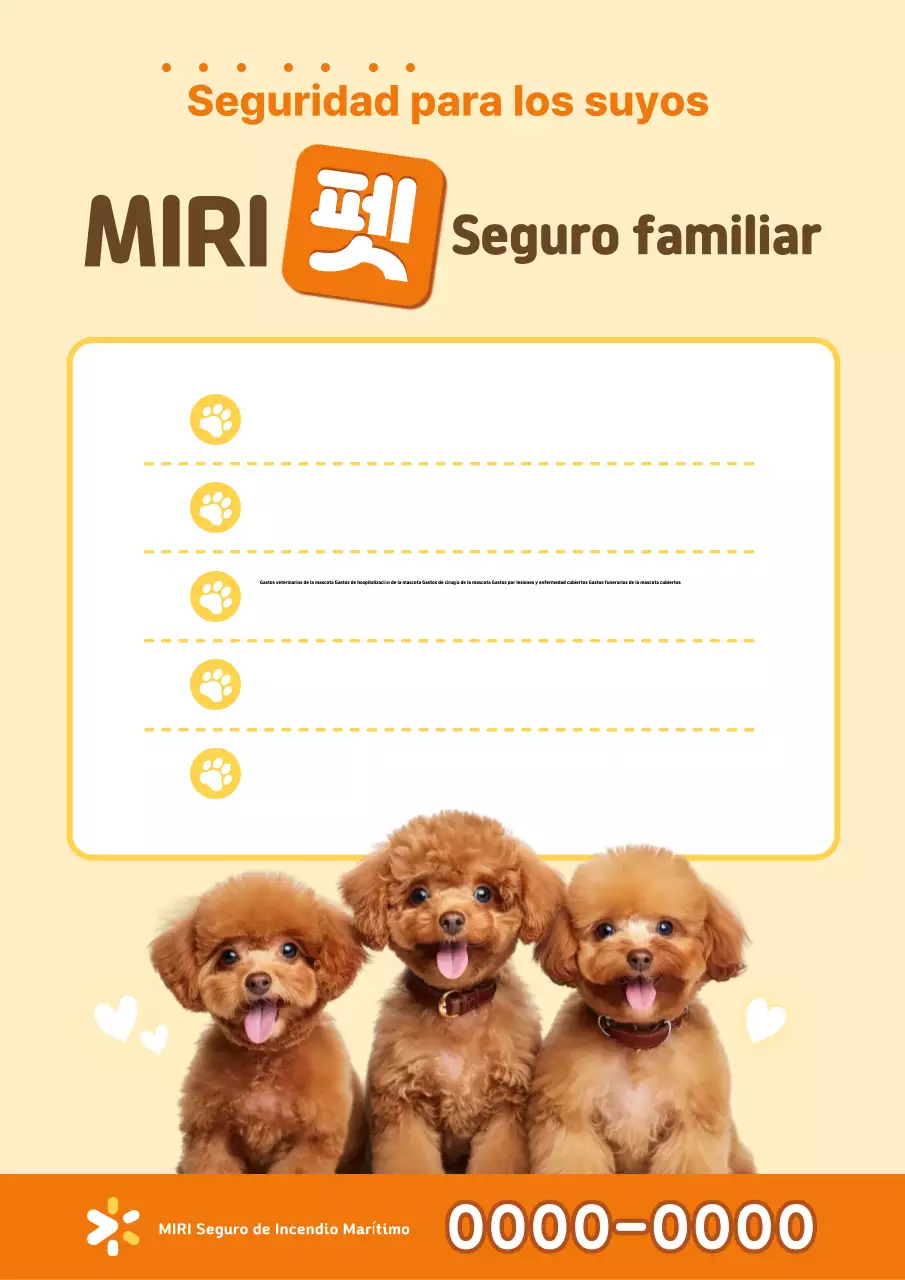 Anuncio de Orange Simple Pet Insurance