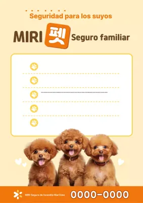 Anuncio de Orange Simple Pet Insurance