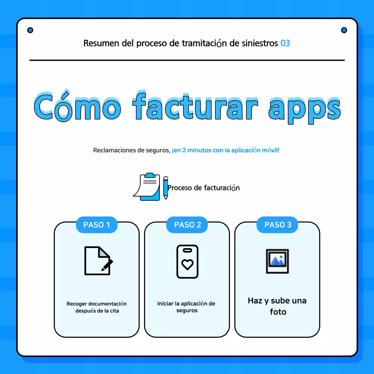 Entrega de información de Blue Simple Insurance