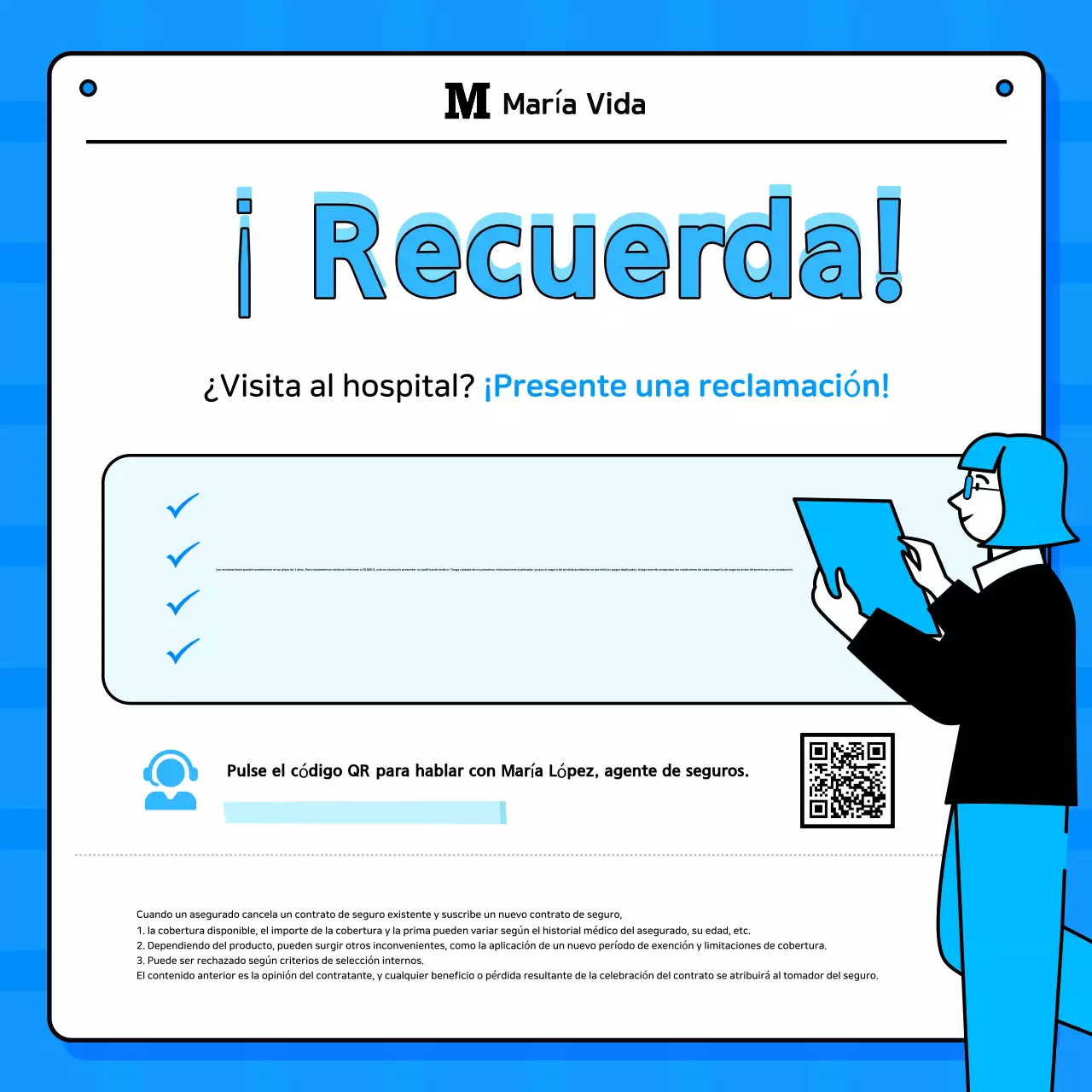 Entrega de información de Blue Simple Insurance