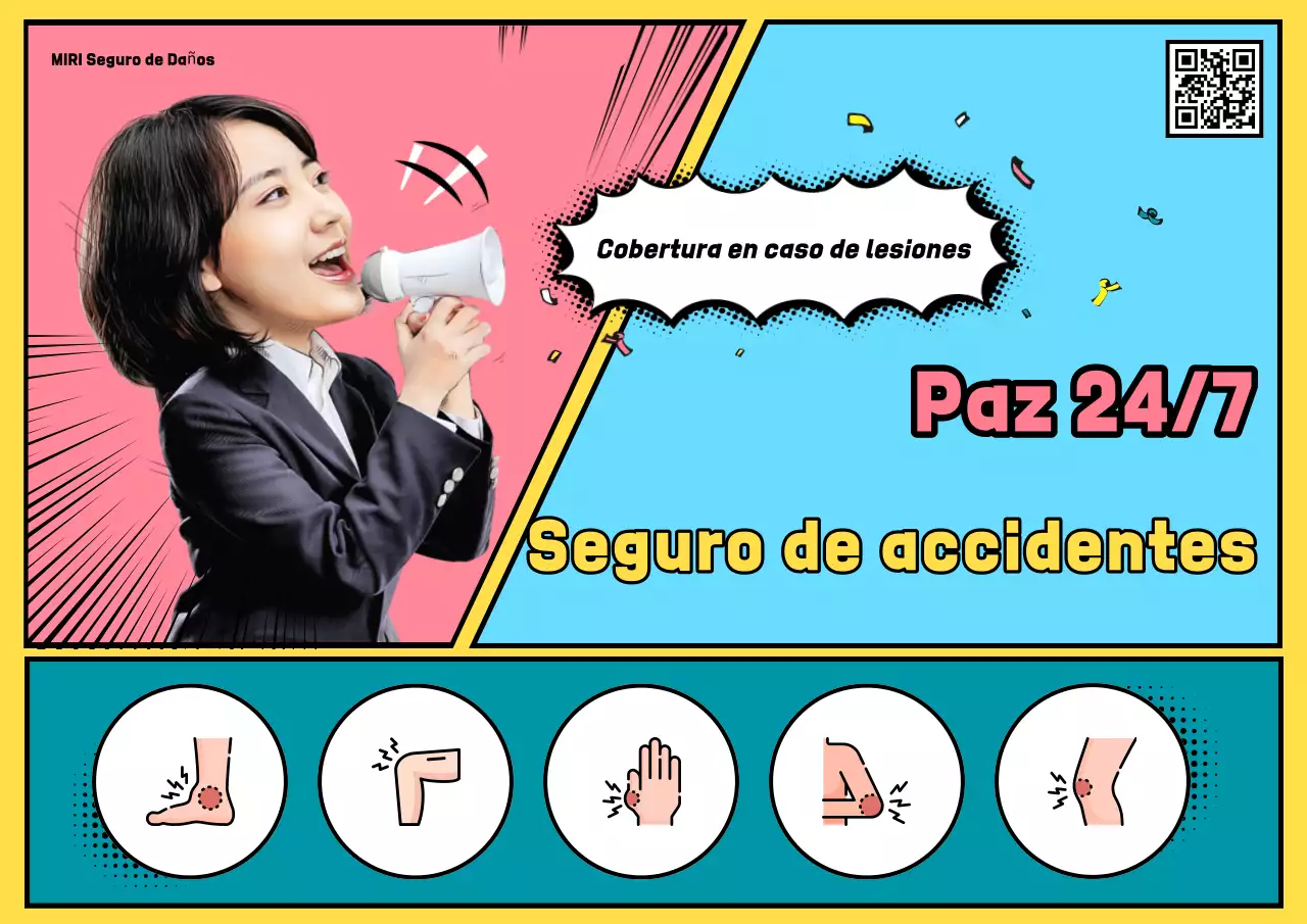 Anuncio de seguros Sky Blue Pop