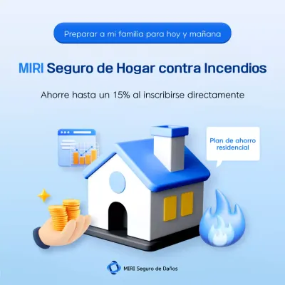 Anuncio de seguros moderno Sky Blue