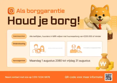 Beige Baby Finance Advertentie