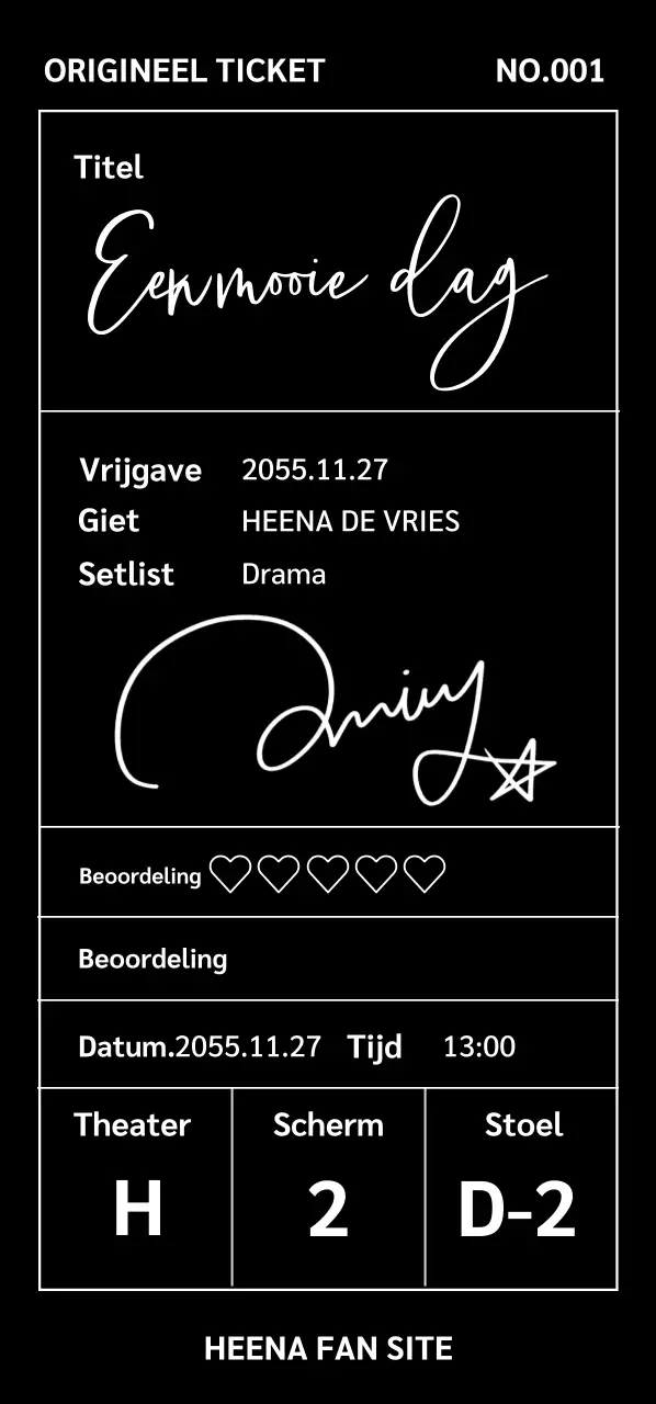 Black Sophisticated Idol-evenementgids