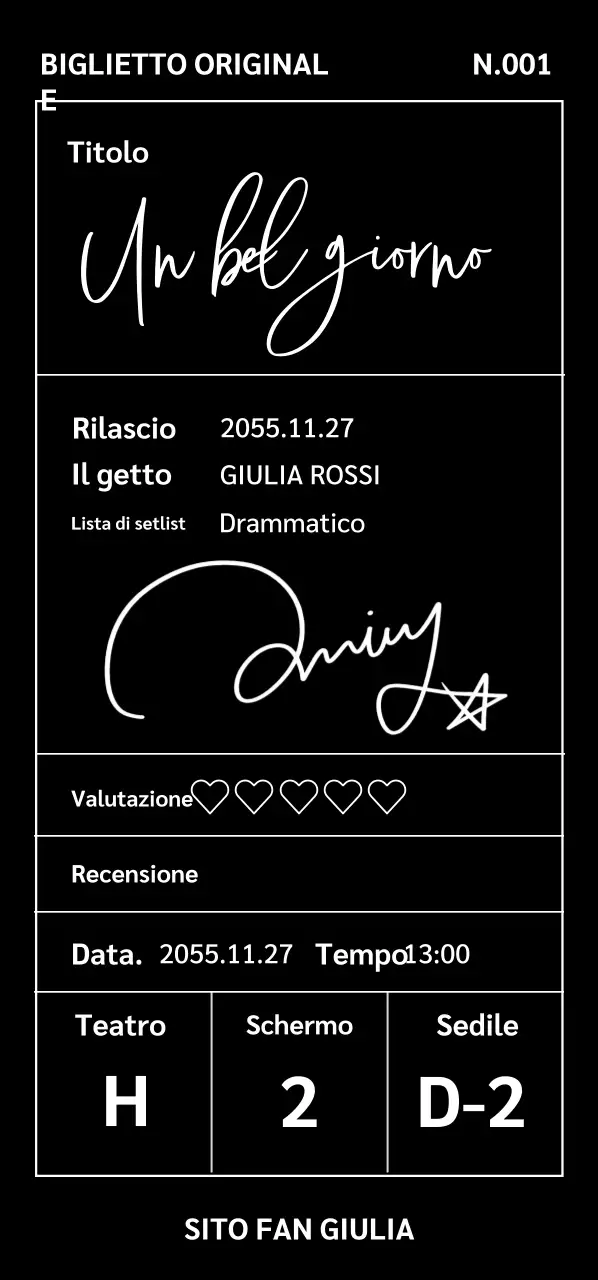 Guida agli eventi Black Sophisticated Idol