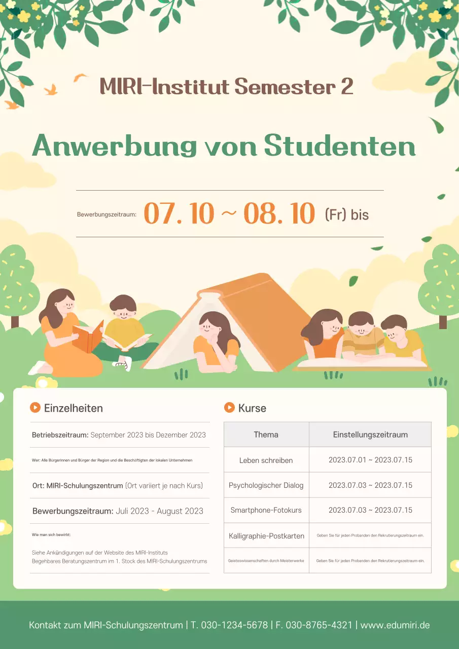 Green Baby Education Rekrutierung