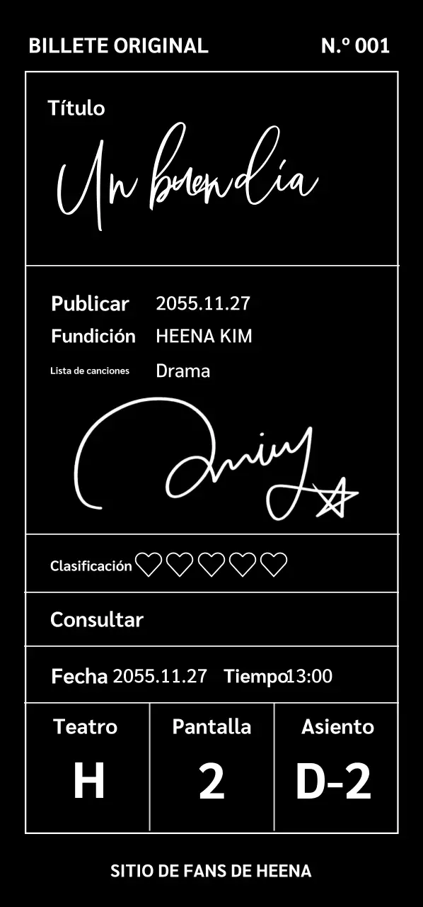 Guía de eventos de Black Sophisticated Idol